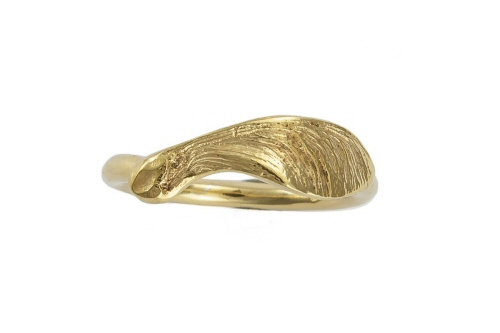 18ct Gold  Sycamore Seed Band Ring