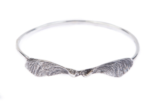 Sycamore Seed Silver Bracelet