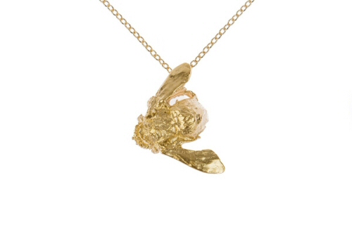 18ct Gold  Bumble Bee Necklace