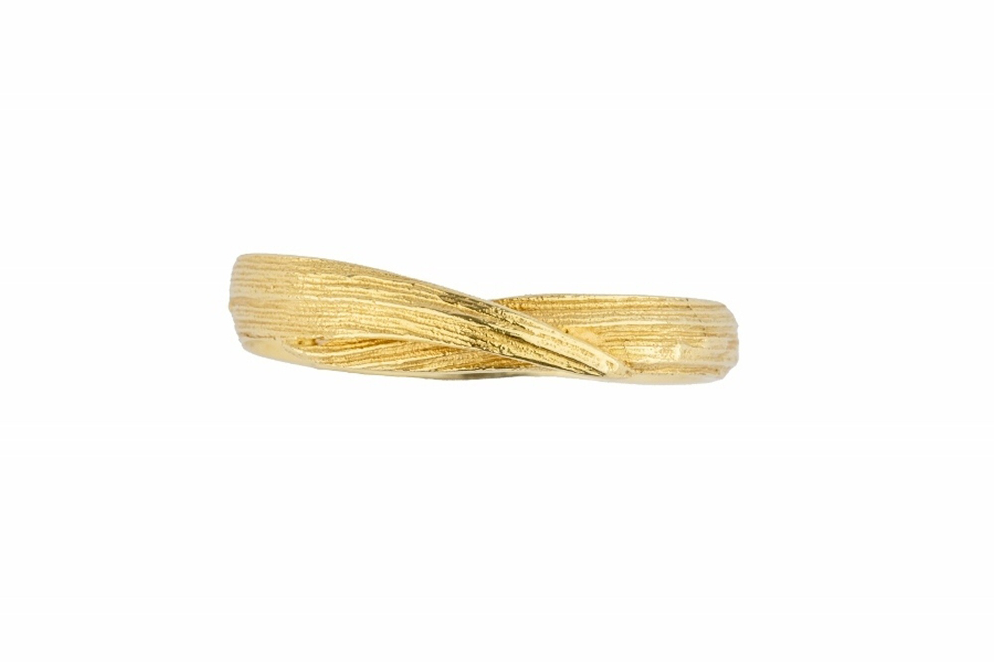 18ct Gold Meadow Grass  Band