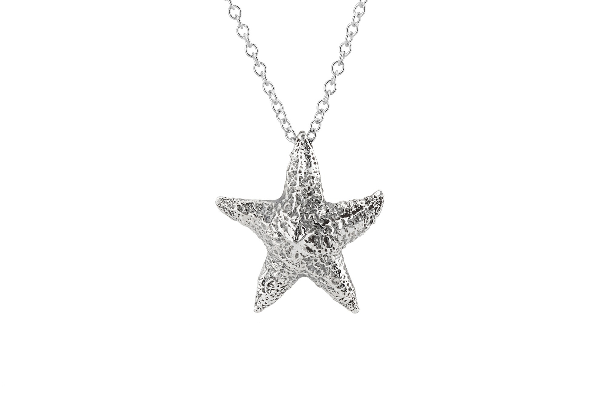 Silver Starfish pendant