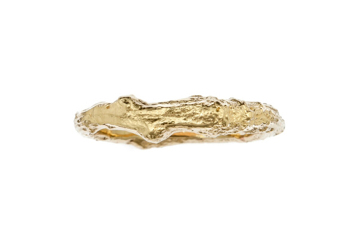 18ct Gold Medium Twig Ring