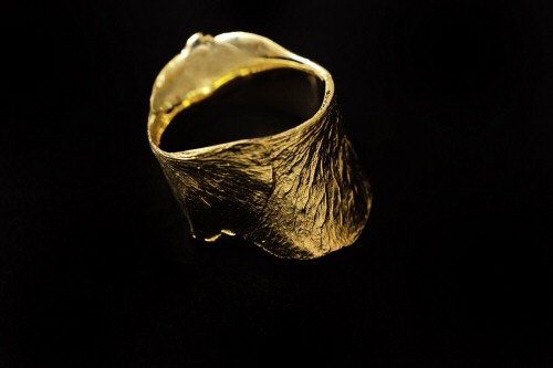 Gold Sycamore Seed Ring SOLD