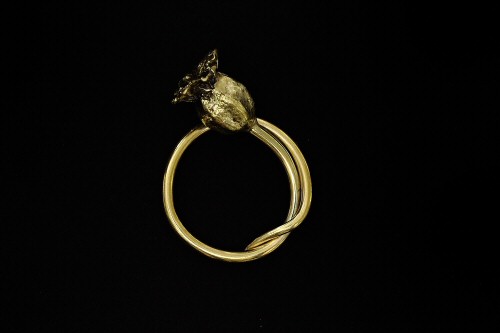 Gold Poppy Twist Ring SOLD