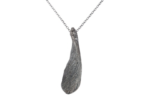 Long Sycamore Seed Pendant