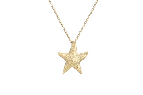 18ct Gold  Starfish Necklace