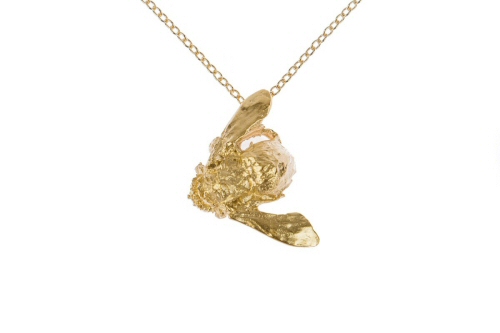 18ct Gold Bumble Bee Necklace