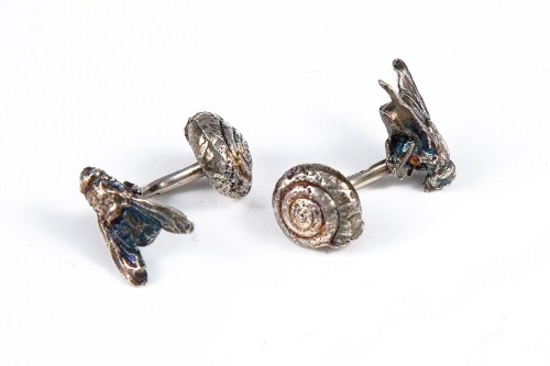Snail and Fly Cufflinks